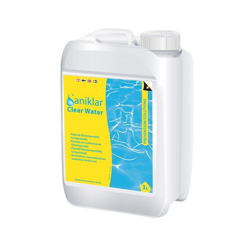 Clear Water, klaringsvæske  3 liter