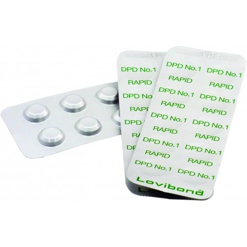 DPD nr. 1Rapid, frit klor 500 stk