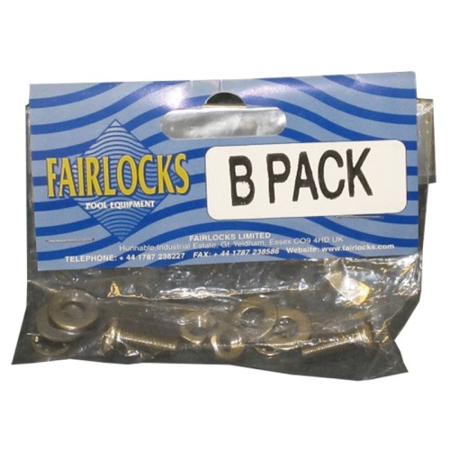 Pakke B. 2 stk. skruer til tee rør