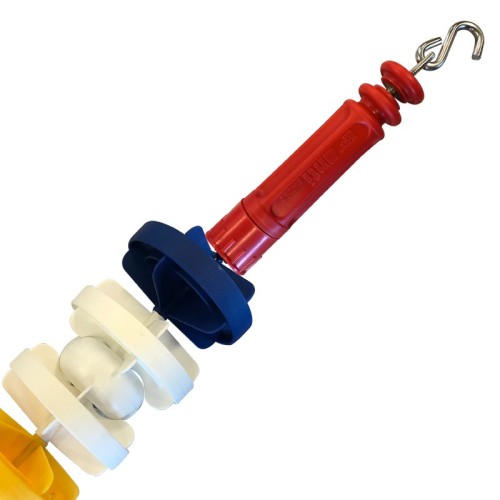 Tensioners for lane ropes