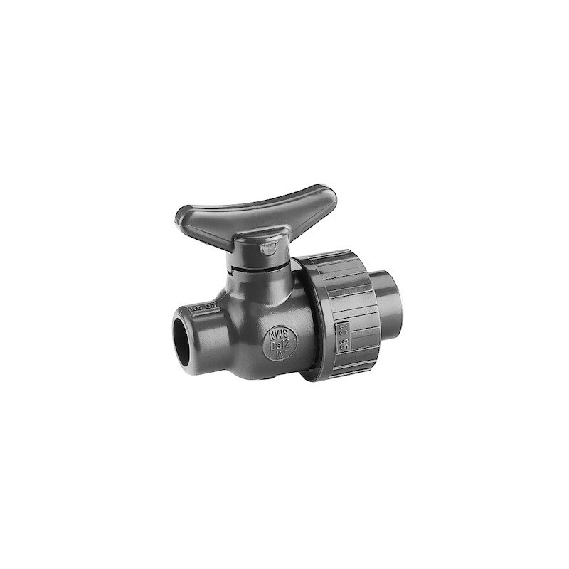 Membranventil vinkel ½" med slange stuts 