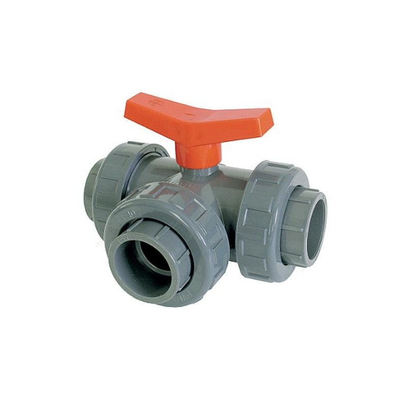 3-vejs kuglehane Praher 16mm