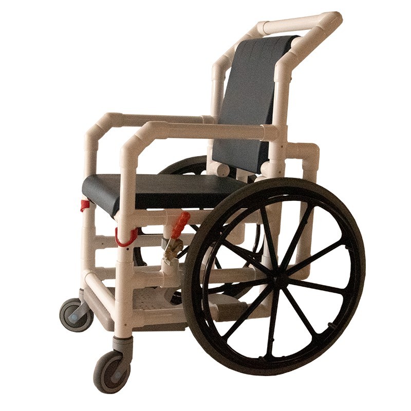 Handicap badestol/kørestol til svømmehal - PVC plast