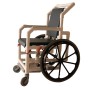 Handicap badestol/kørestol til svømmehal - PVC plast