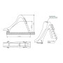 Rutchebane lige 1,3m