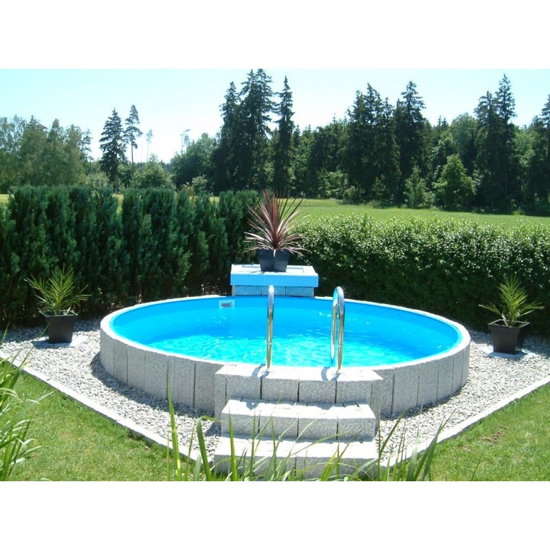 Milano - rund pool Ø4,16m. 1,5m dyb