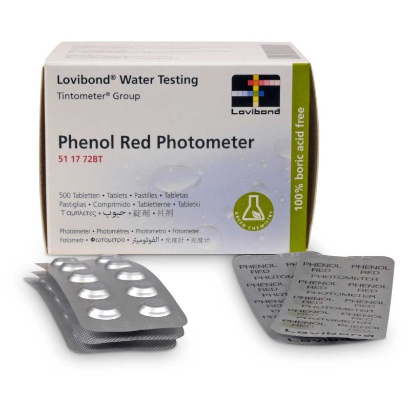 pHenol red, pH-tab  500 stk