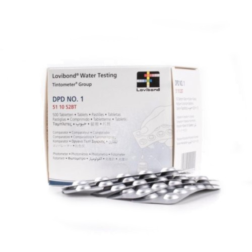 DPD nr. 1 grøn, Rapid, frit klor 500 stk