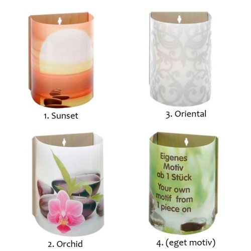 Lampshade with motif