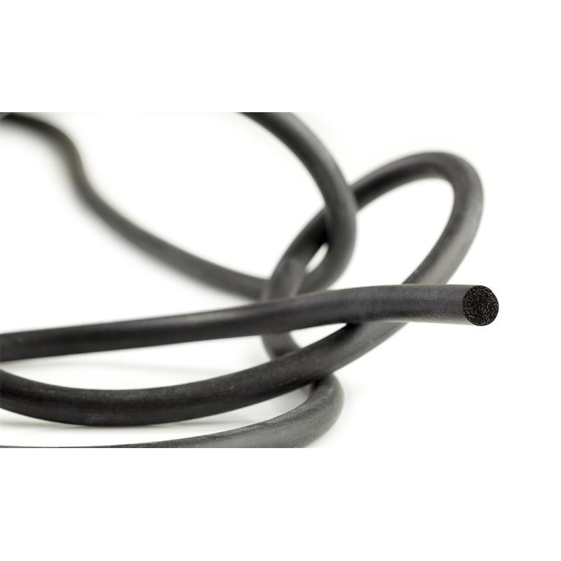 Runt gummiband i EPDM. 8,7 mm. Svart. DEPA, per m.