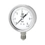 Manometer Ø63 med ¼” gevind nedaf  med glycerin