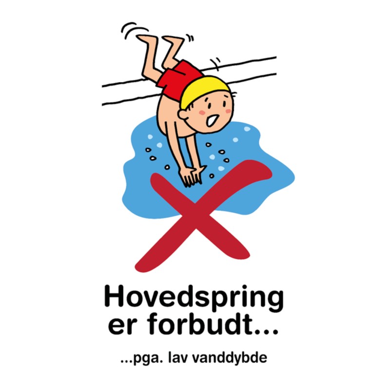 Hovedspring er forbudt
