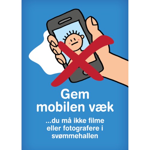 Gem mobilen væk