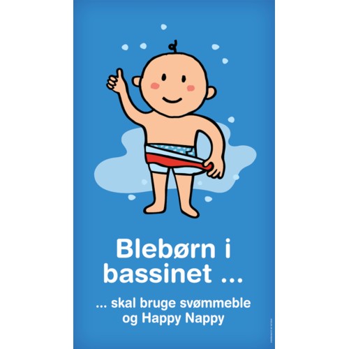 Blebørn i bassinet