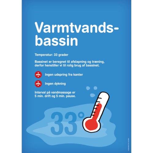 Varmtvands-bassin