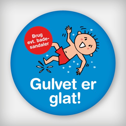 Gulvet er glat - Mand