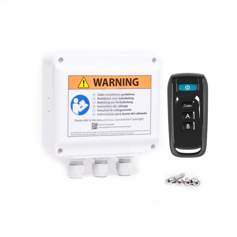 Smart fjärrkontroll box till RGB pool lamper.