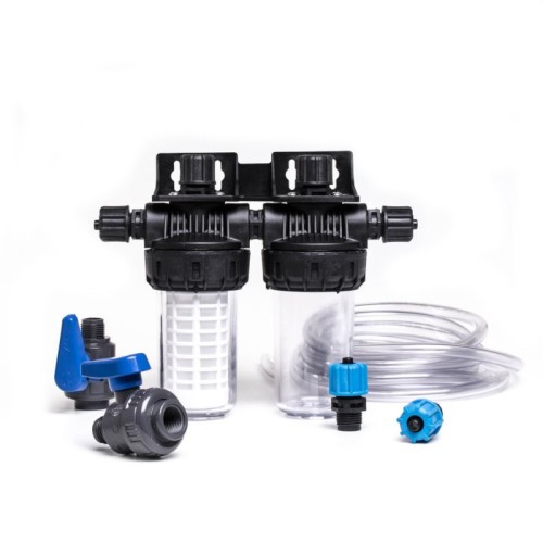 Sensor holder kit for 2 sensors incl. valves, hose and nipples