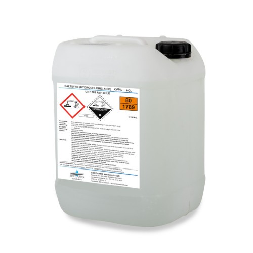 Hydrochloric acid 9% 10 kg