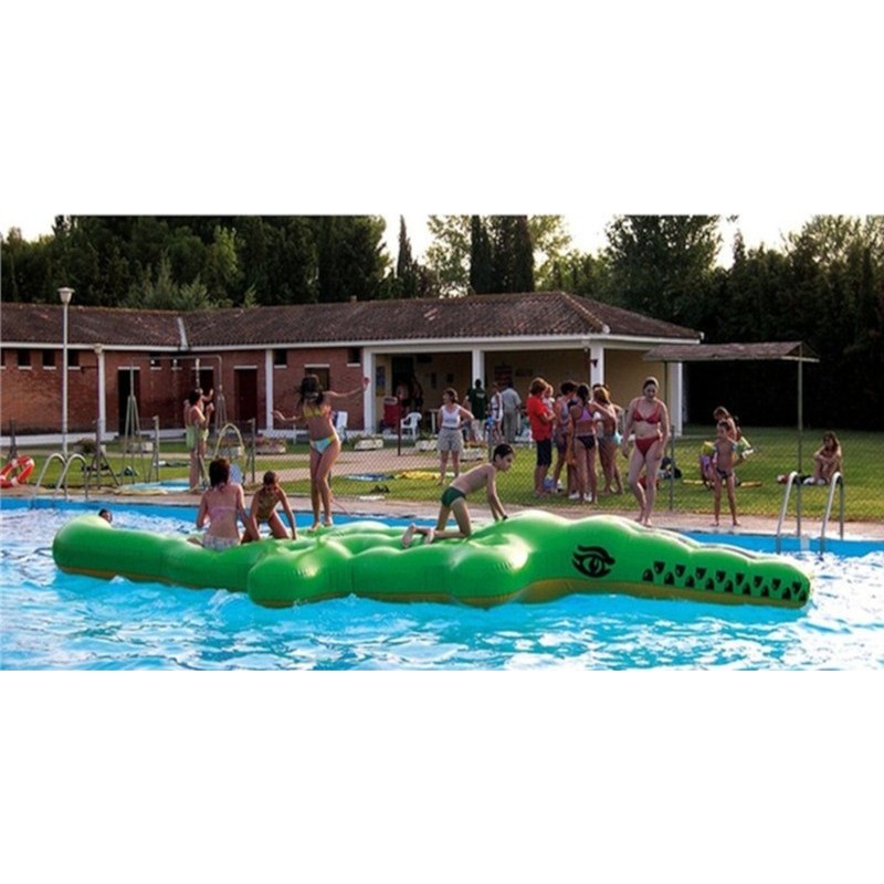 Crocodile inflatable pool float