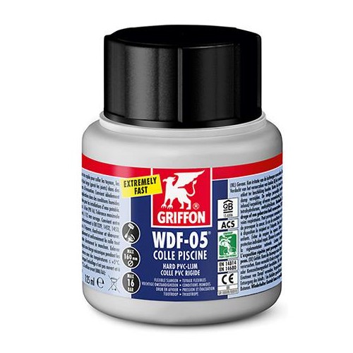 Griffon PVC lim m/pensel. 250ml. Griffon PVC lim m/pensel. 250ml.