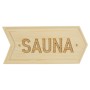 Sauna wooden sign - Right or left arrow