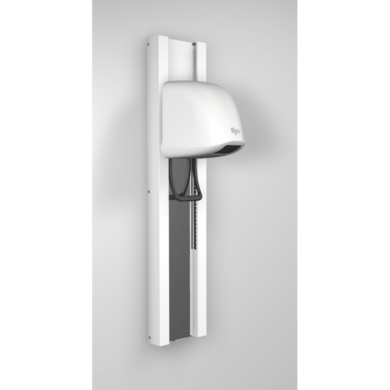 Wall-mounted hair dryers