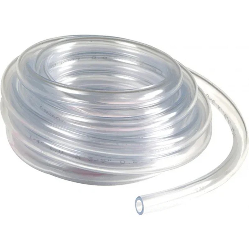 Slange PVC klar 19 x 23mm. pr.meter
