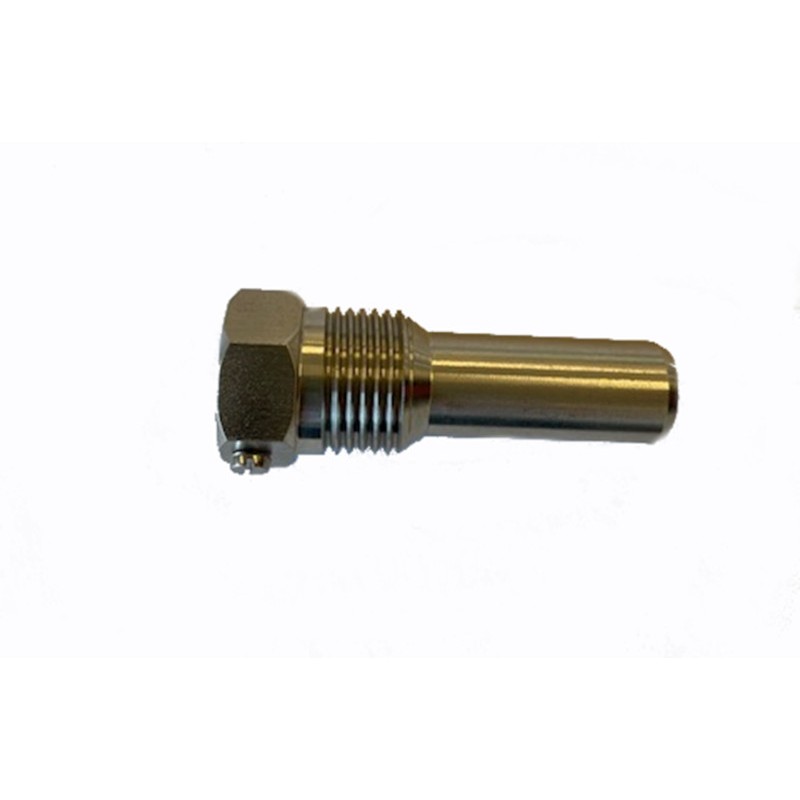 Givarficka 1/2"" x 100 mm rostfritt stål 316. för Ø80-termometer