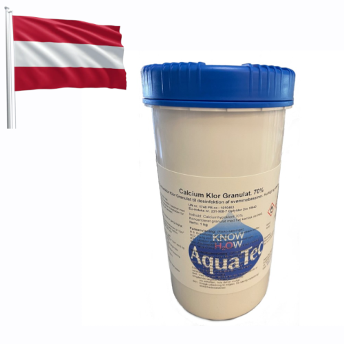 AquaTec klor. Kalciumhypoklorit 70 % - 1 kg