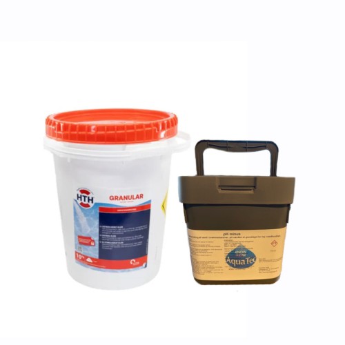 Offer-HTH chlorine 10 kg+pH minus 7.5 kg