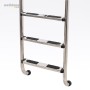Ladder, standard model, 2 steps, AISI 316