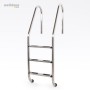 Ladder, standard model, 2 steps, AISI 316