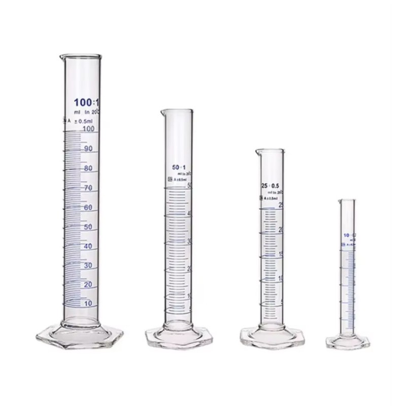 Measuring glass, several variants