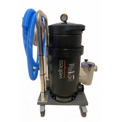 Bottom suction trolley, manual bottom suction