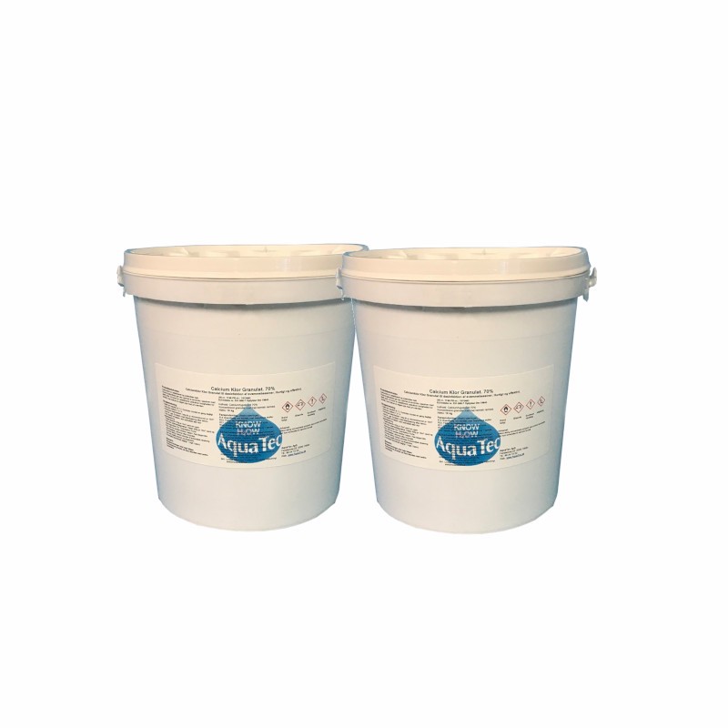 AquaTec chlorine. Calcium hypochlorite 70% 2x10kg